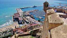 El castillo de Alicante desde donde cayó la mujer