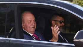 Juan Carlos I, a su llegada a la Zarzuela /EP
