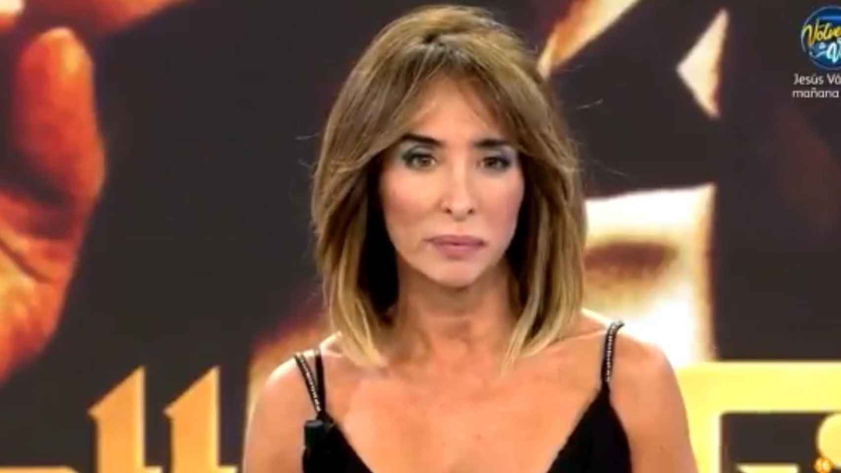 La presentadora María Patiño / MEDIASET