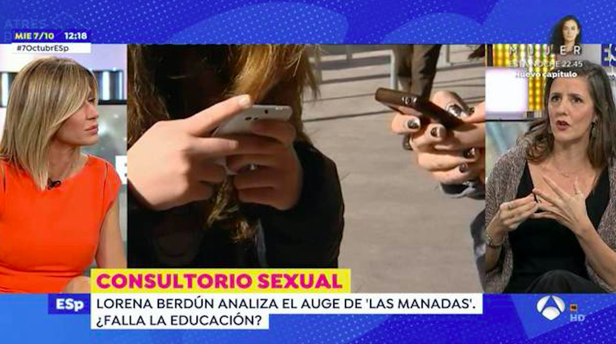 Susanna Griso y Lorena Berdún hablan de jóvenes y sexo en 'Espejo Público' / ATRESMEDIA