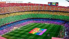 La imagen del Barça sobre la lucha contra la LGTBI fobia en el deporte / FCB