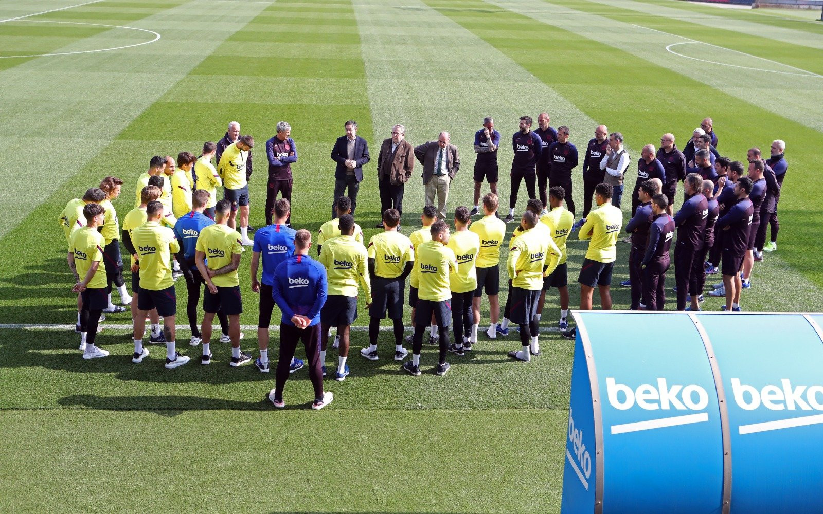 La última sesión de entrenamiento de jugadores del Barça | FCB