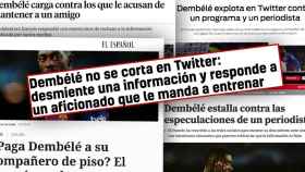 Los medios recogen la reacción de Dembelé ante la información de 'Culemanía' / FOTOMONTAJE DE CULEMANÍA