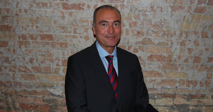 Rafael Yusté, en la presentación de la sede de la campaña de Laporta | Culemanía