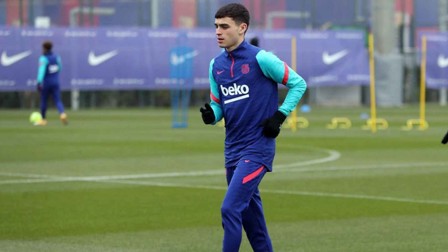 Pedri González en un entrenamiento con el Barça en 2021 / FC BARCELONA
