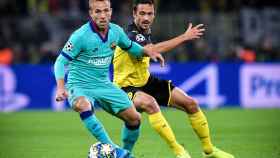 Una foto de Arthur durante el Borussia Dortmund - Barça / EFE