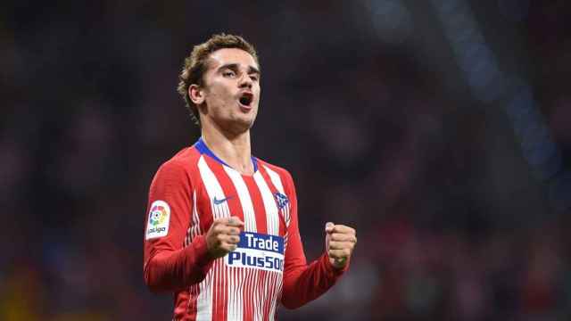 Antoine Griezmann celebrando un gol con el Atlético de Madrid / EFE