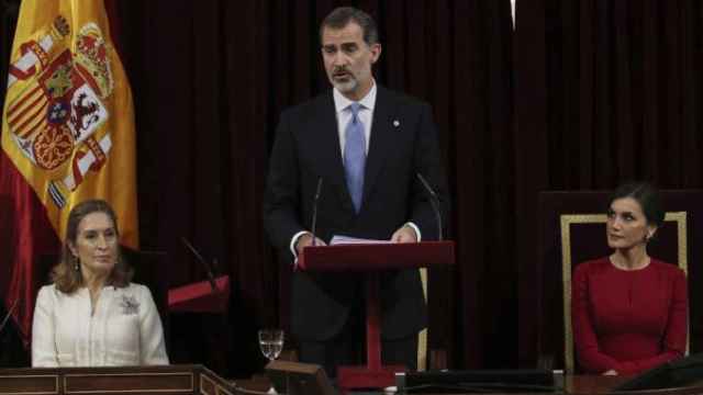 El rey Felipe VI, en el Congreso de Diputados / EFE