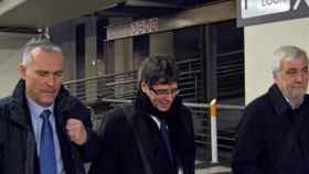 Carles Puigdemont esta mañana a su regreso a Bruselas para la reunión con Torrent / EFE