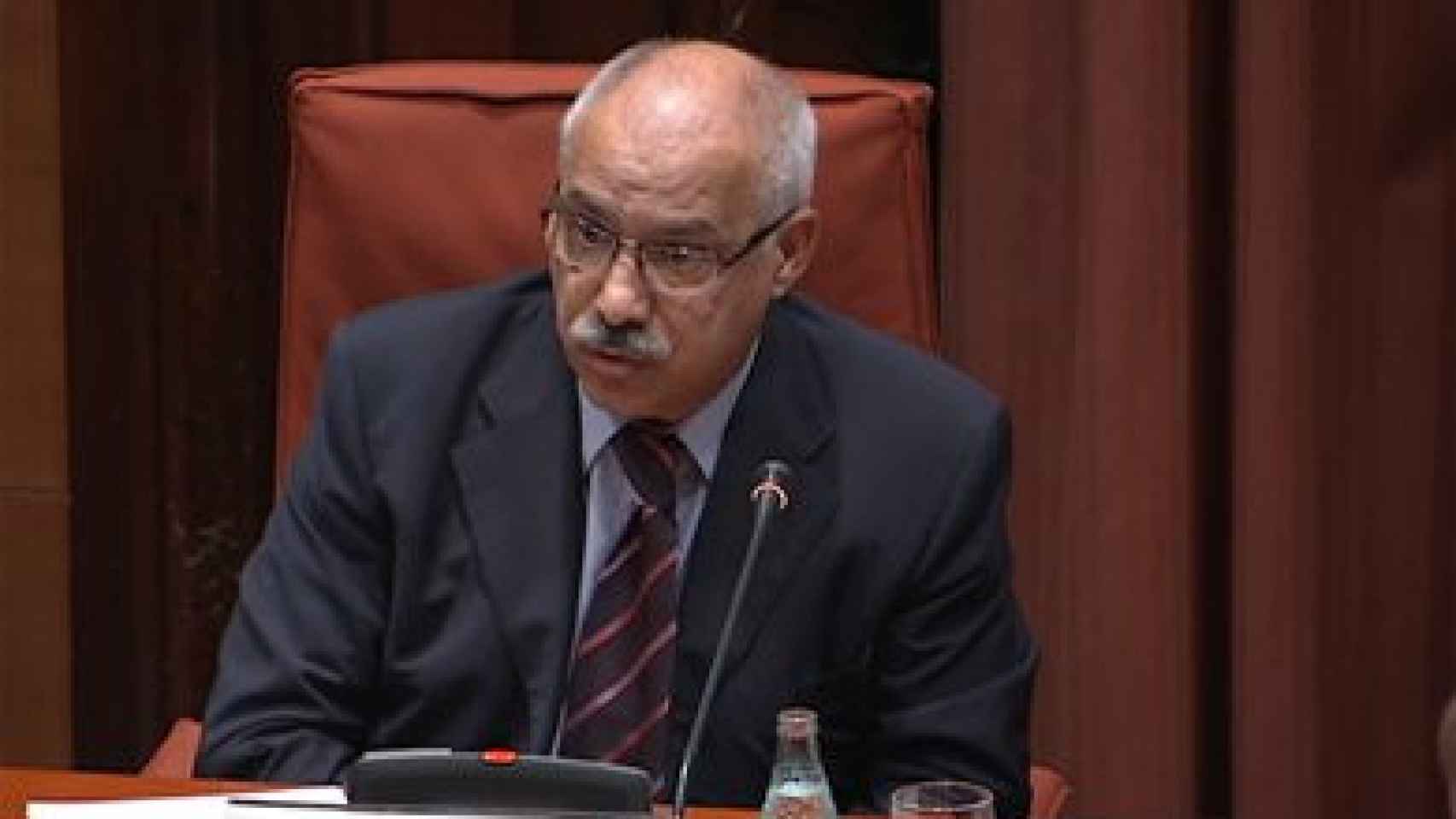 El ex diputado autonómico del PSC y principal imputado por el 'caso Pretoria', Luis García 'Luigi', en su comparecencia ante el Parlamento autonómico.