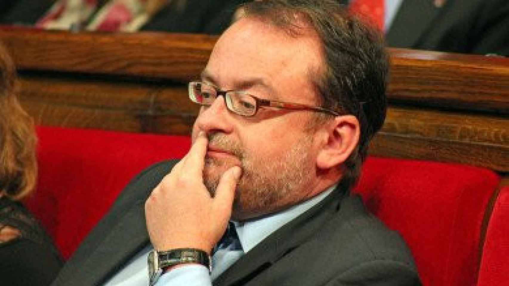 Daniel Fernández, en un pleno del Parlamento autonómico