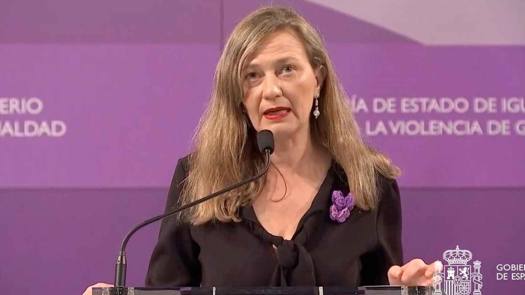 La delegada del Gobierno contra la Violencia de Género, Victoria Rosell / EUROPA PRESS