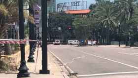 La policía ha acordonado la zona donde se ha producido el tiroteo en Jacksonville (Florida) / CG