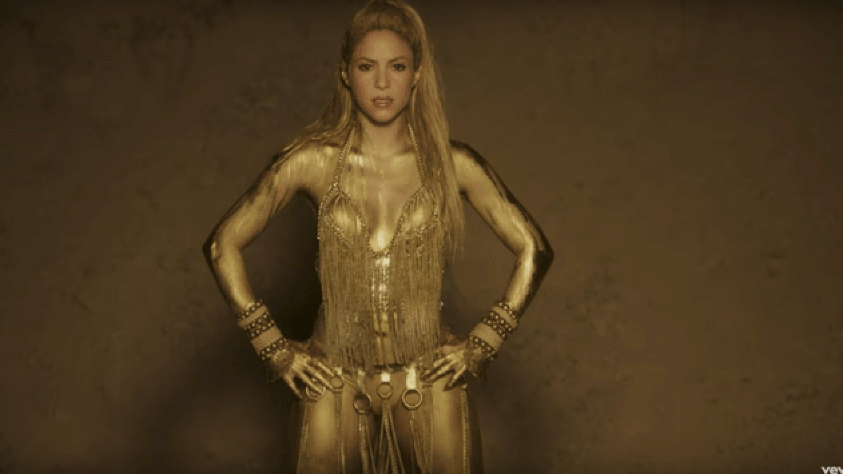 Shakira, en una imagen de su vídeo 'Perro fiel' / CD