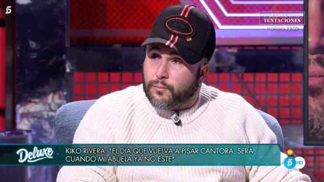 Kiko Rivera en el plató del 'Deluxe' / MEDIASET