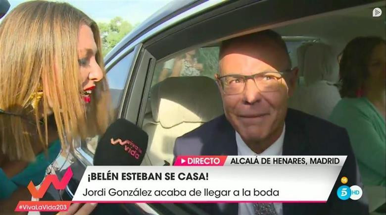 El presentador Jordi González en el programa Viva la Vida / MEDIASET