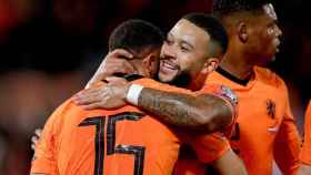 Memphis Depay celebrando un gol con Países Bajos / KNVB