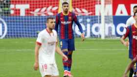 Ronald Araujo durante el partido del Barça contra el Sevilla / FC Barcelona