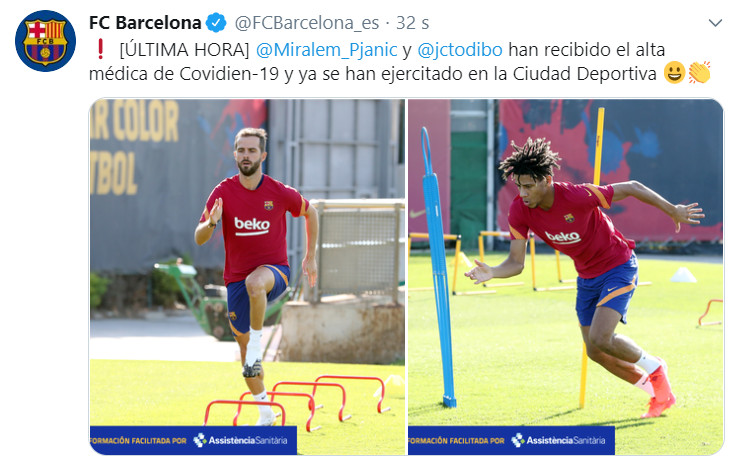 Comunicado del Barça sobre Pjanic y Todibo / FC Barcelona