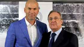 Una foto de Zinedine Zidane y Florentino Pérez / RM