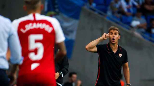 Julen Lopetegui en el Espanyol-Sevilla / EFE