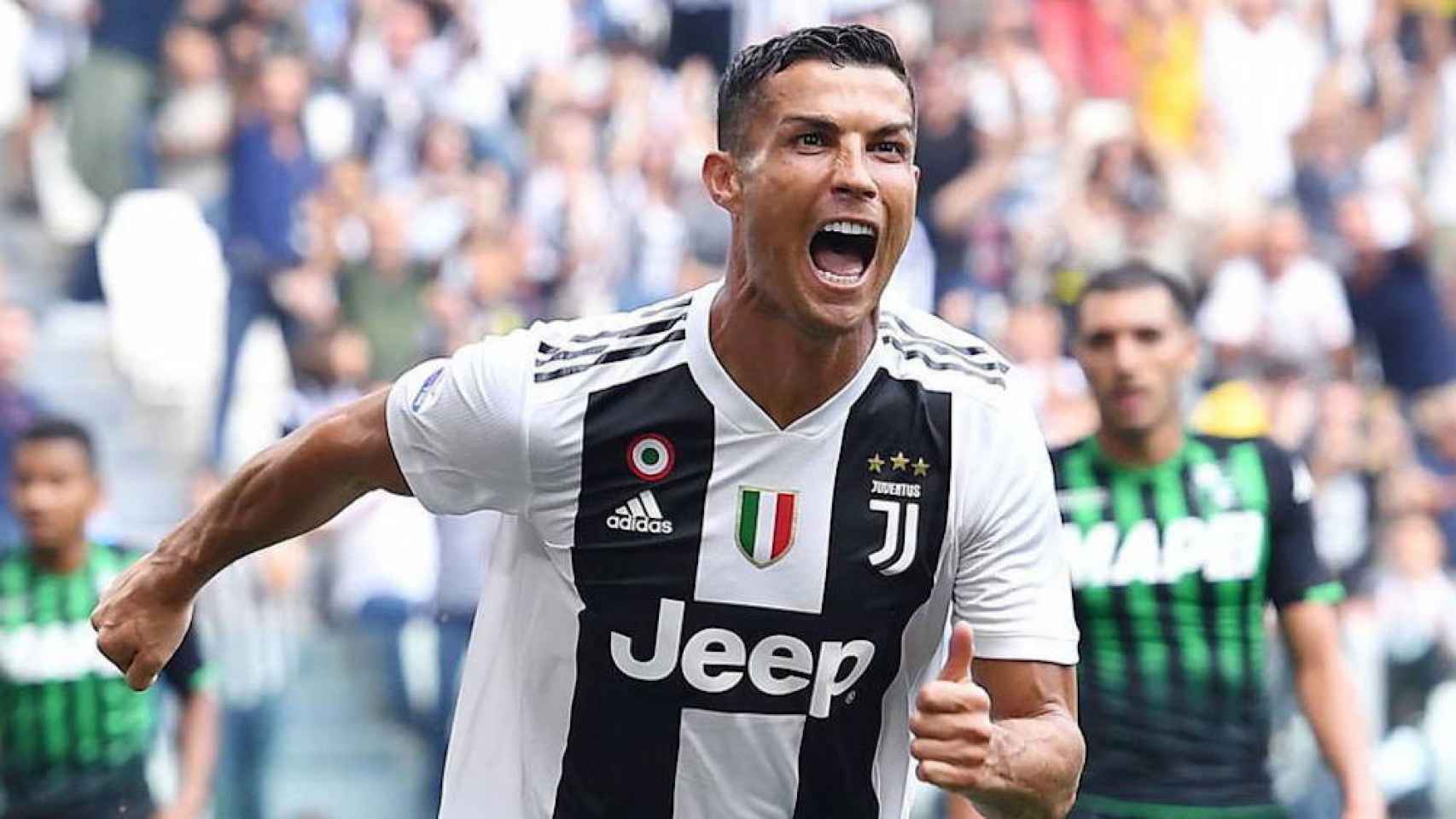 Foto de archivo de Cristiano Ronaldo en un partido con la Juventus