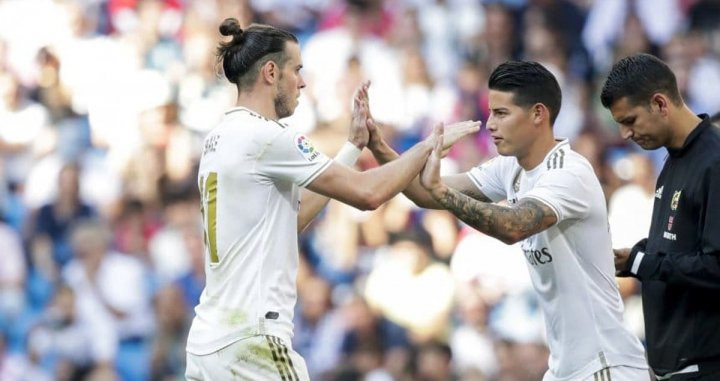 James Rodríguez sustituye a Gareth Bale | EFE