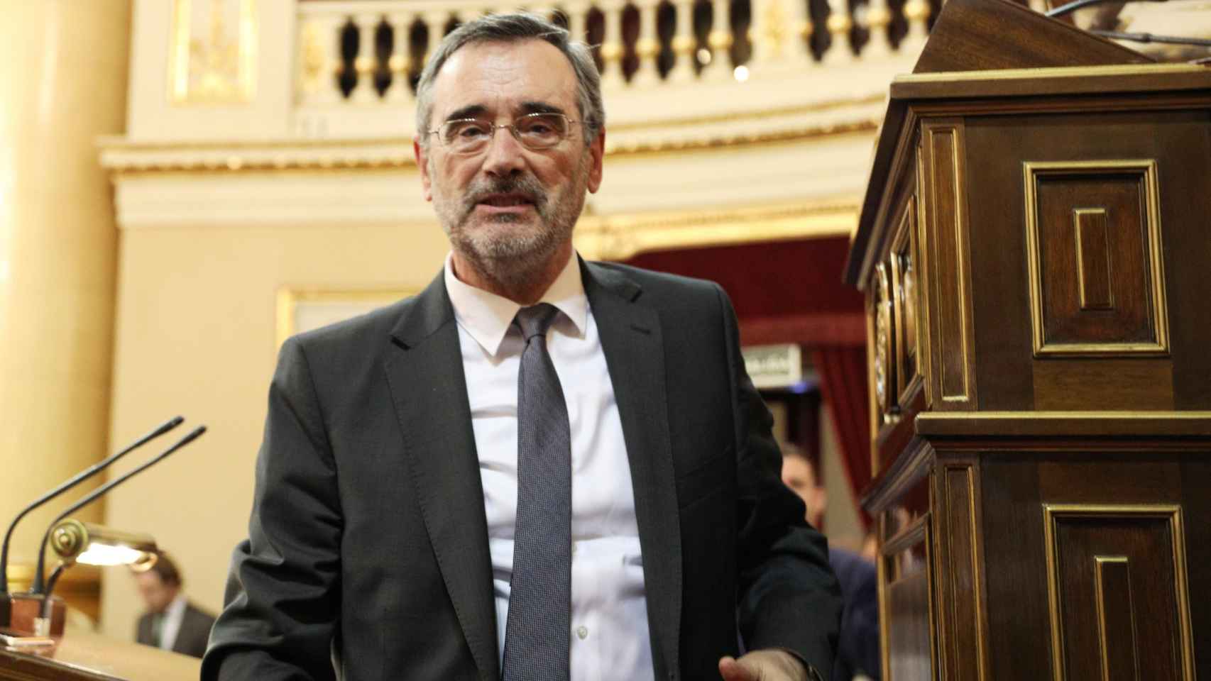 El presidente del Senado Manuel Cruz (PSOE) durante la constitución de la XIII Legislatura del Senado / EUROPA PRESS