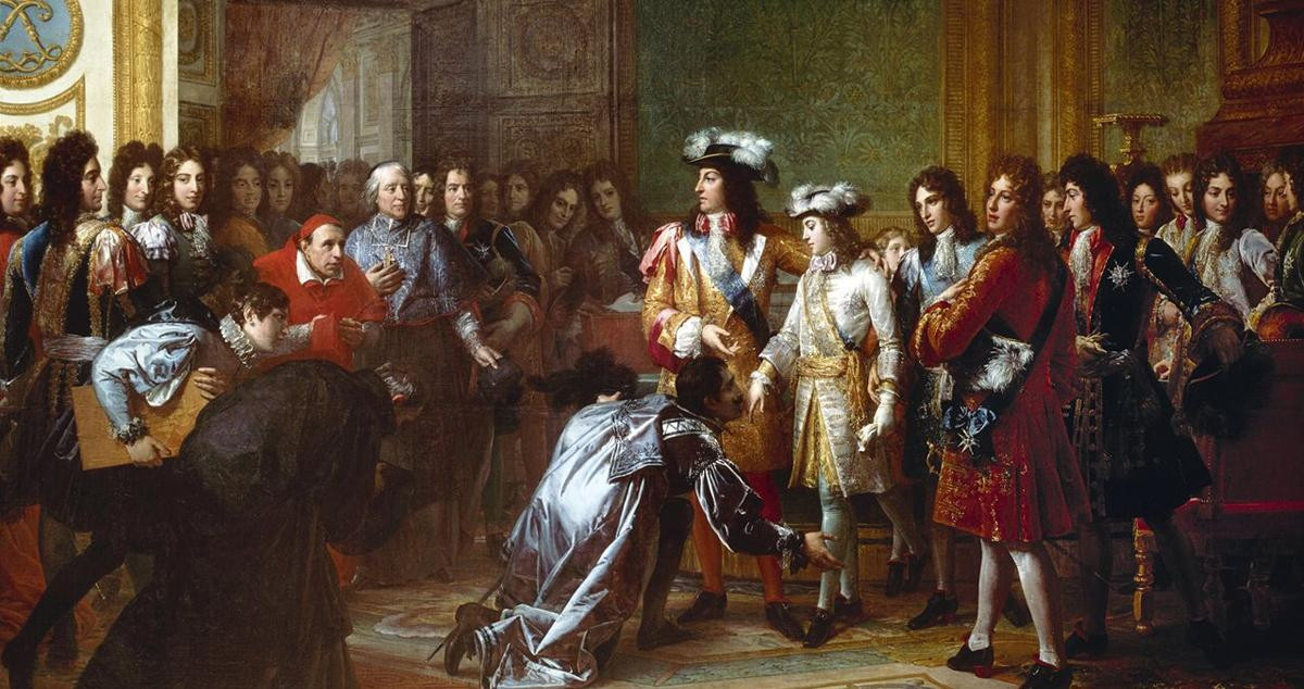 Proclamación de Felipe V como rey de España en el palacio de Versalles (Francia) el 16 de noviembre de 1700 / WIKIPEDIA