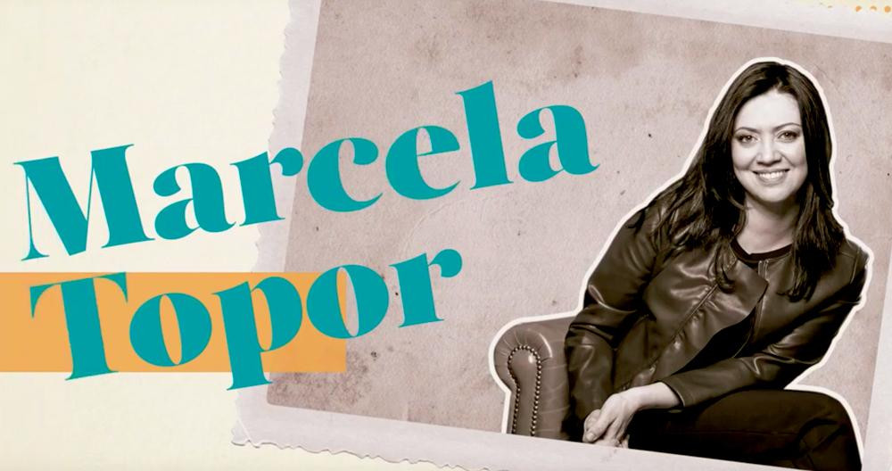 Marcela Topor, la esposa de Carles Puigdemont, en la imagen promocional de su programa / YOUTUBE