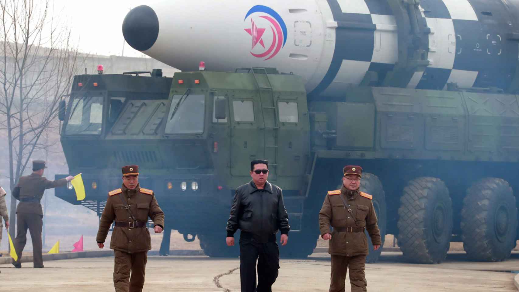 Kim Jong-Un presenta el Hwasong-17, el misil de Corea del Norte que puede atacar a casi todo el planeta - EFE/EPA/KCNA