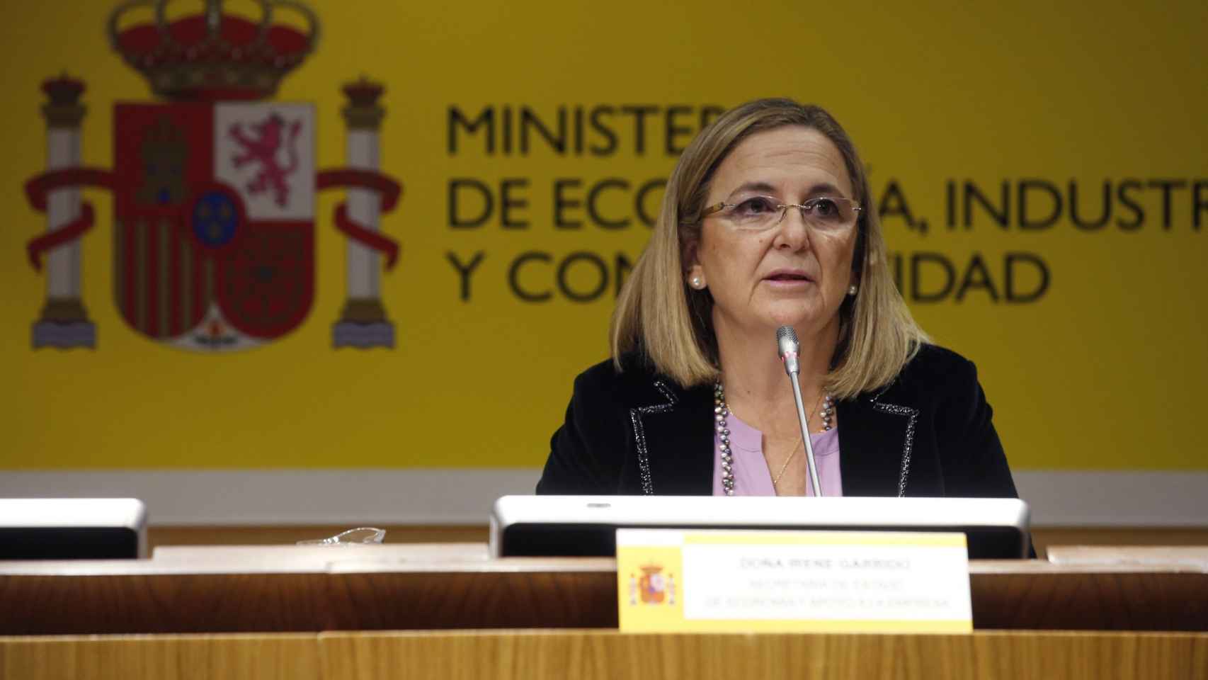 La secretaria de Estado de Economía, Irene Garrido / EFE