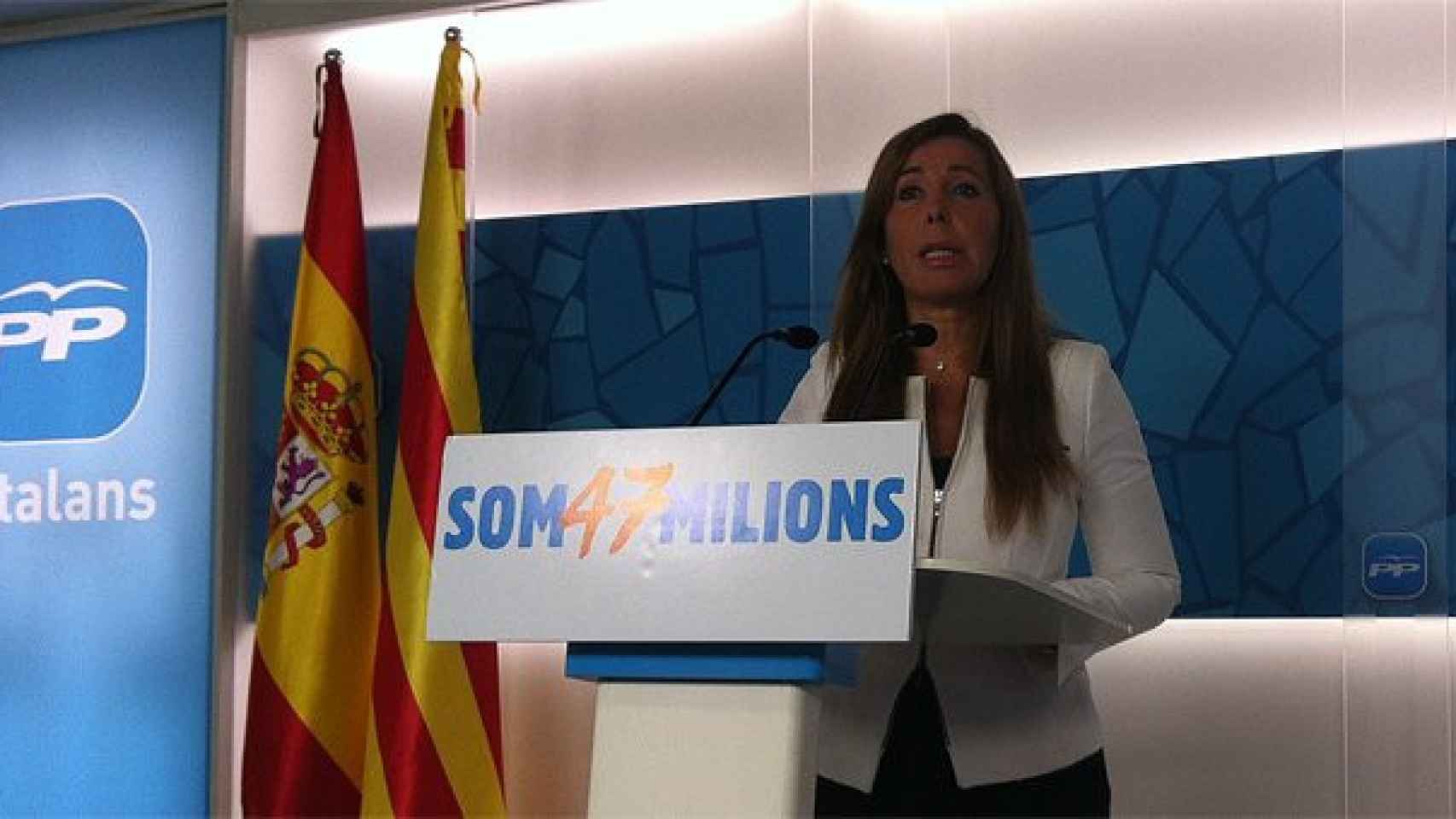 Alicia Sánchez-Camacho, presidenta del PP catalán