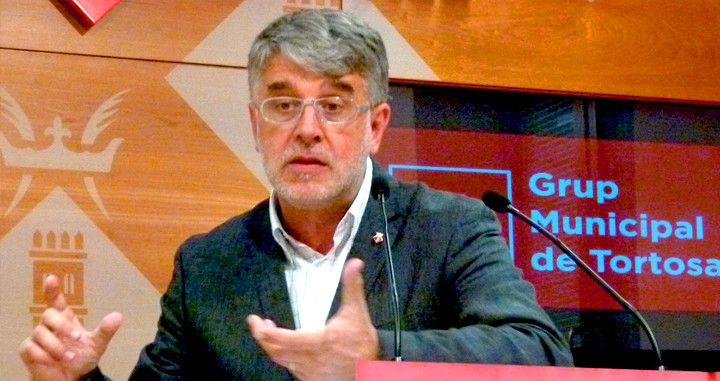 Enric Roig, portavoz del PSC en el Ayuntamiento de Tortosa