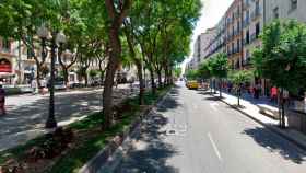 Rambla Nova de Tarragona, lugar donde un menor ha abusado sexualmente de una chica de 15 años / GOOGLE STREET VIEW