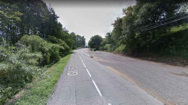 Carretera GI-531, donde han muerto dos motoristas en Sant Martí de Llémena / GOOGLE