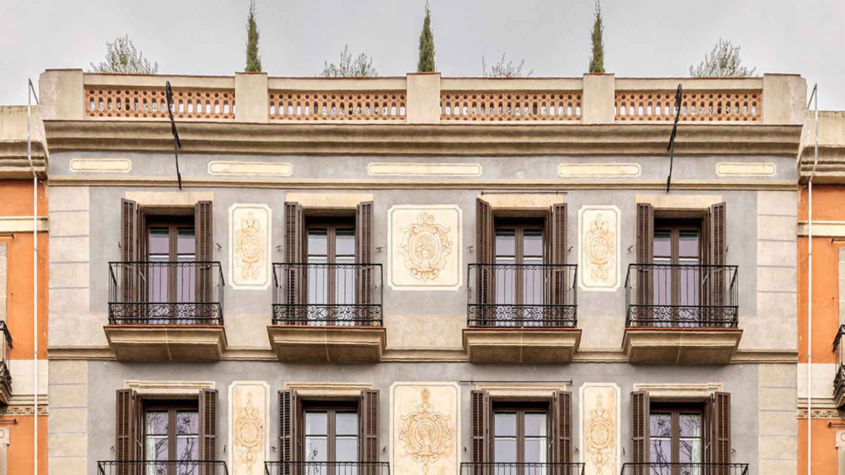 Fachada del hotel Antigua Casa Buenavista, situado en Ronda Sant Antoni y propiedad de la familia andorrana Monlleví / Cedida