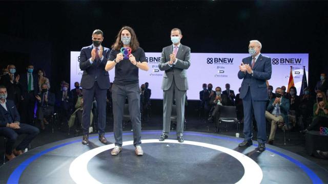 El Rey Felipe VI, durante la entrega de premios de BNEW / @BnewWeek (TWITTER)