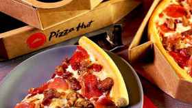 Porción de pizza de la marca Pizza Hut / FACEBOOK