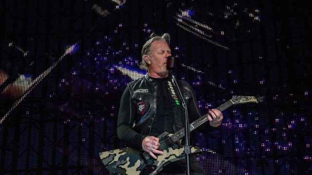 James Hetfield, vocalista de Metallica durante el concierto / EUROPAPRESS