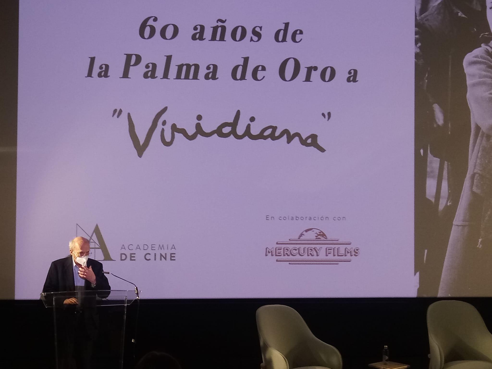 Pere Portabella presenta 'Viridiana' en la Academia de Cine / JC