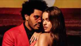 El cantante canadiense The Weeknd junto a Rosalía / INSTAGRAM