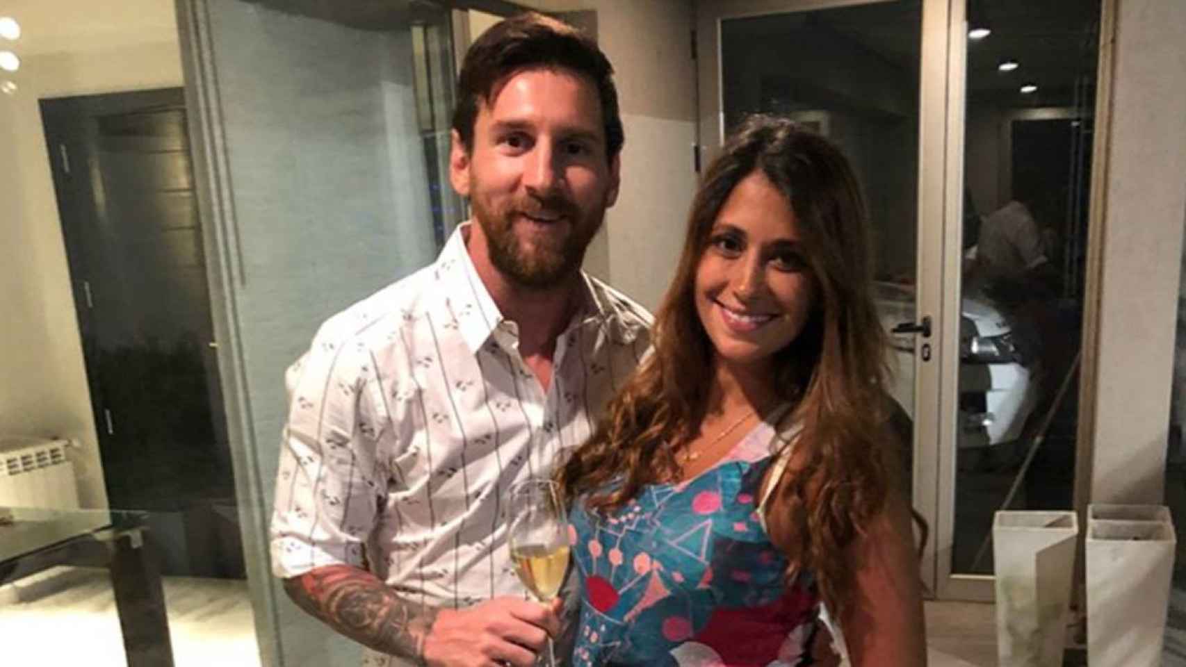 Leo Messi y Antonella Roccuzzo / INSTAGRAM