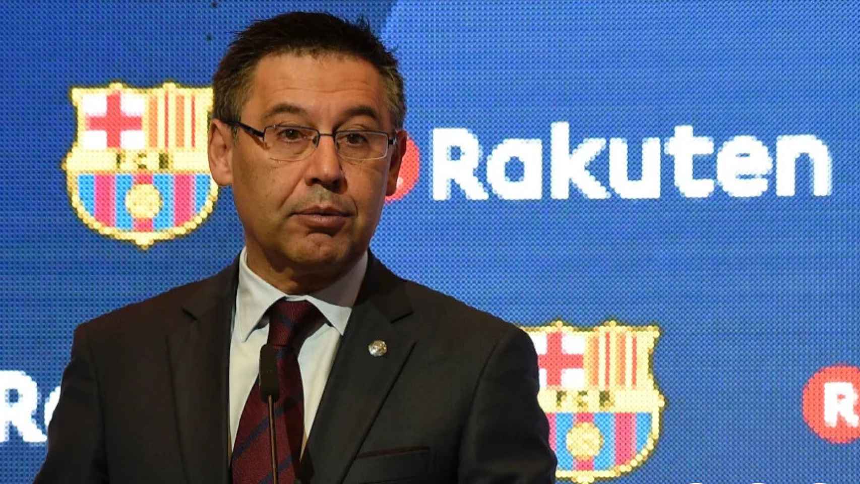 Josep María Bartomeu, presidente del Barça, en un acto con Rakuten / FCB