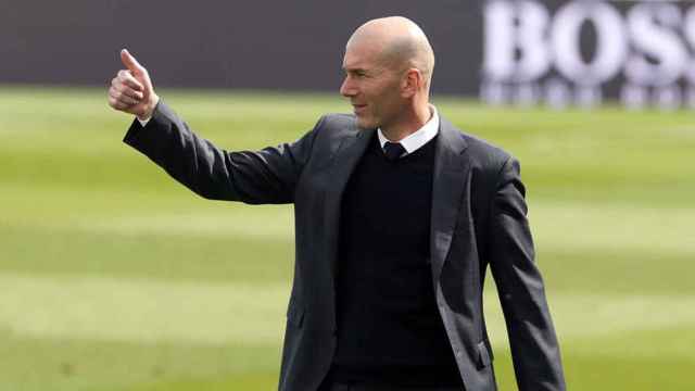 Zidane, en un partido con el Madrid | EFE