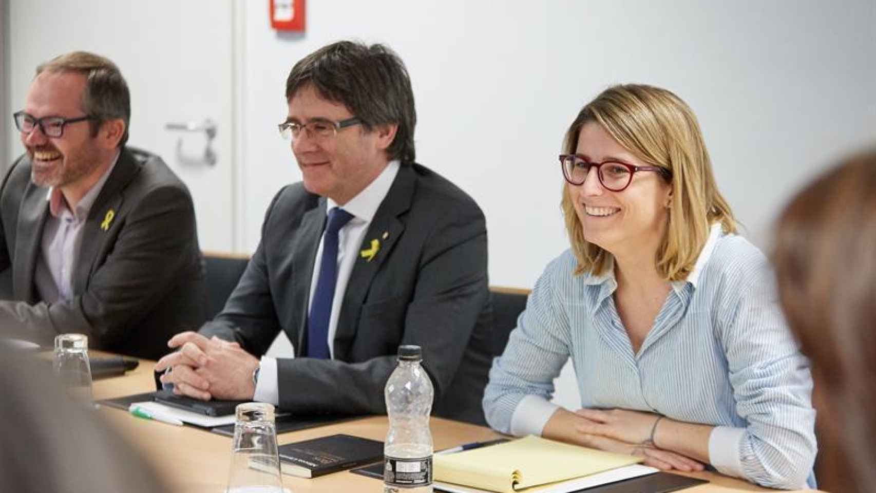 Carles Puigdemont y Elsa Artadi en Berlín / EFE