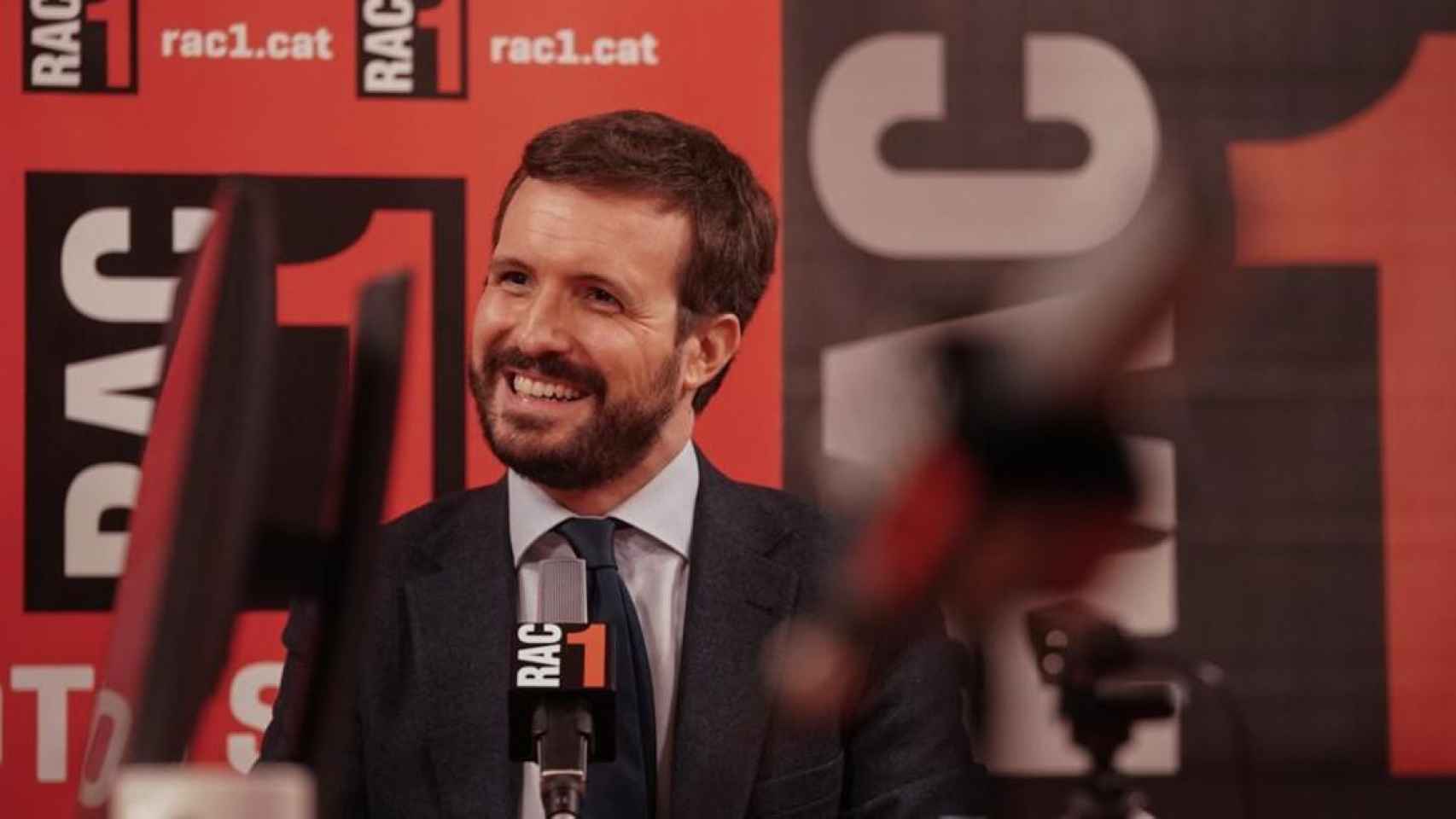 Pablo Casado durante la entrevista de RAC1 el martes pasado / RAC1