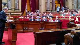 El presidente de la Generalitat, Quim Torra, en el Parlament / EUROPA PRESS
