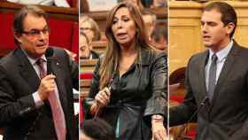 Mas, Sánchez-Camacho y Rivera, en el Parlamento autonómico