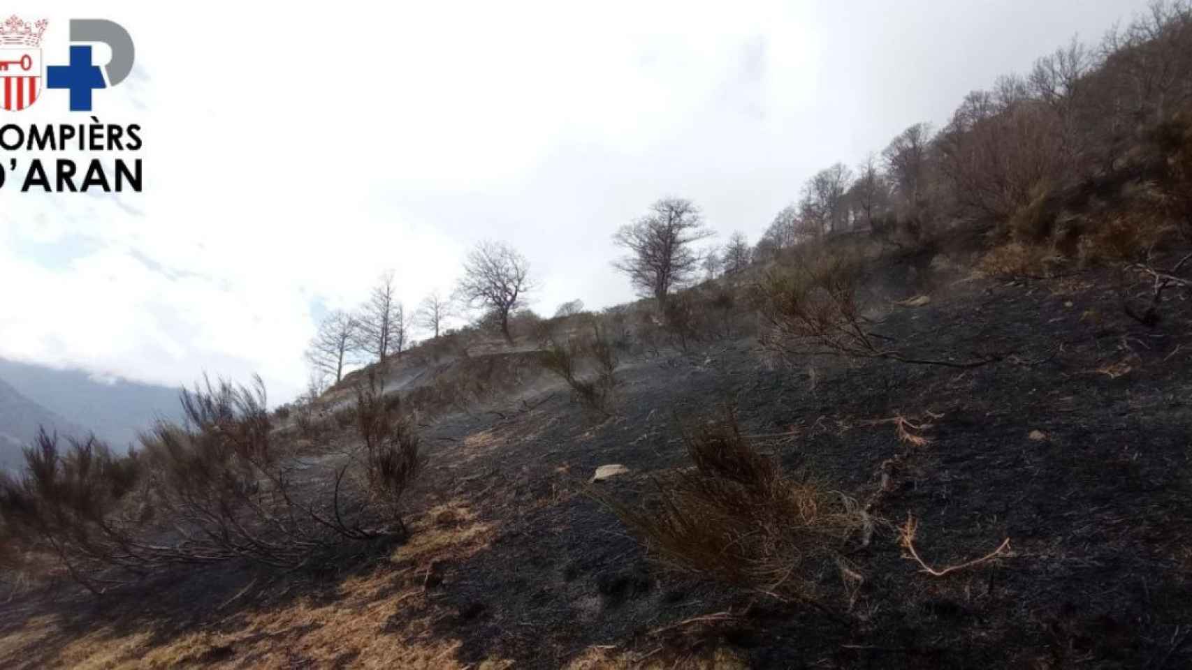 Extinguido el incendio de Canejan / POMPIÈRS D'ARAN